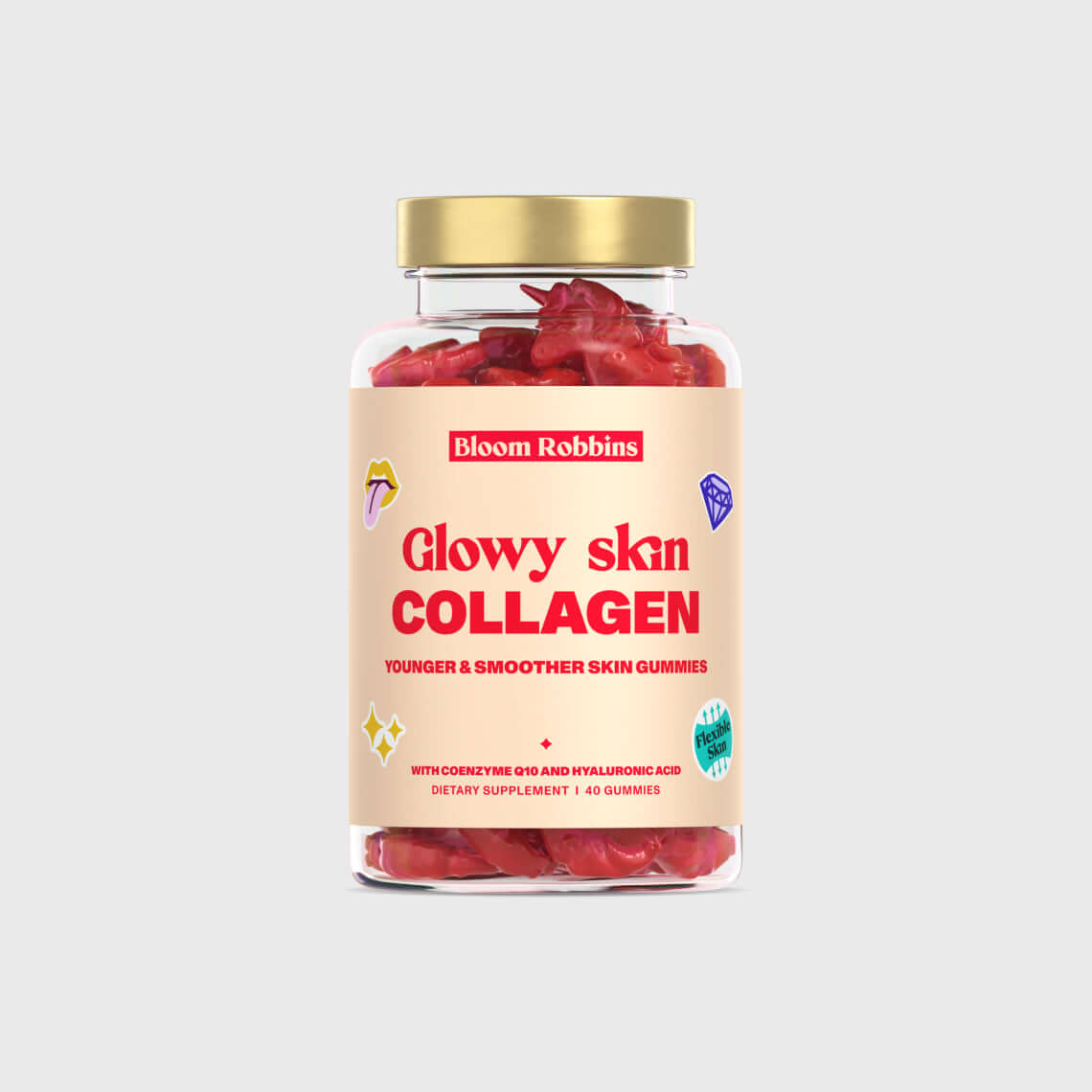 Bőrápoló vitaminok kollagénnel - gumicukrok