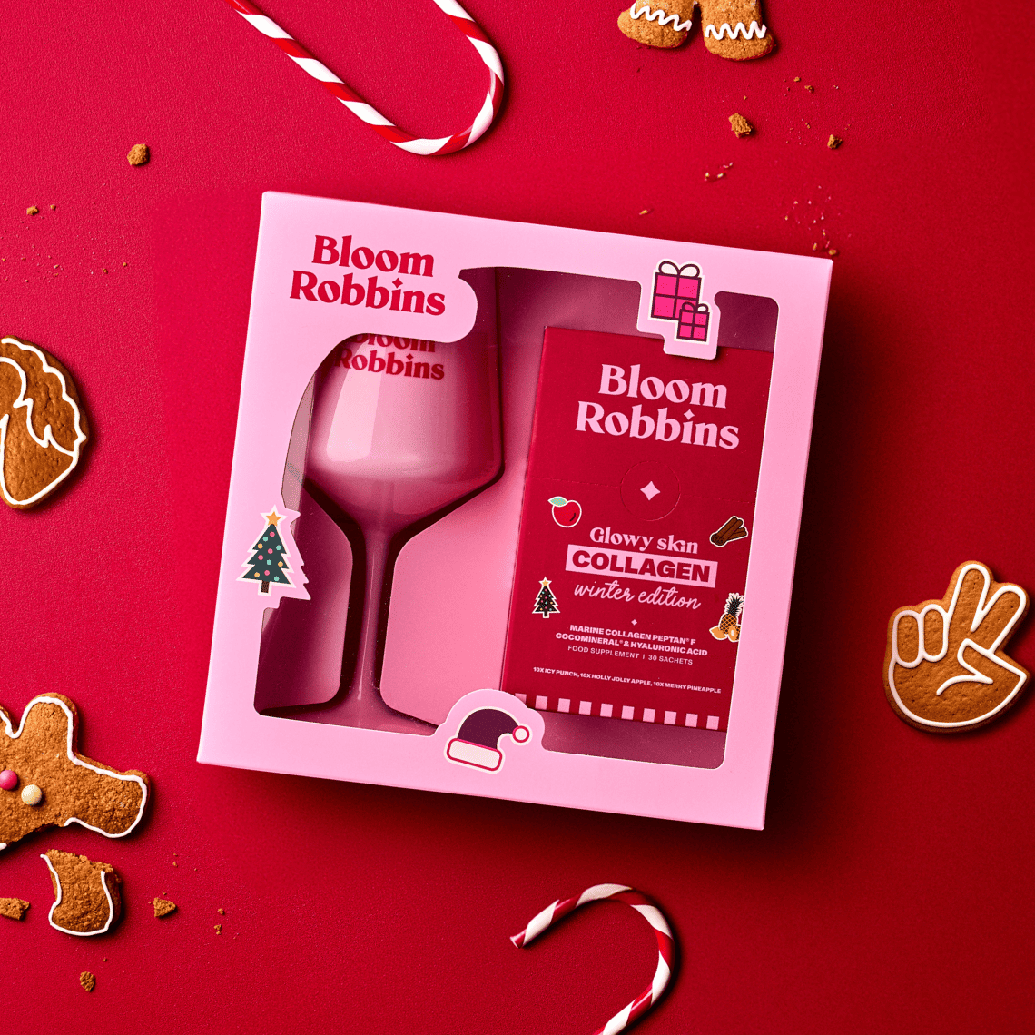 KARÁCSONYI GLOWY SKIN KOLLAGÉN POHÁRRAL